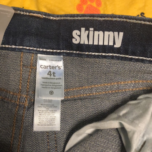 Boys clothing lot Oshkosh Carter’s shirts jeans 4T - Picture 6 of 7